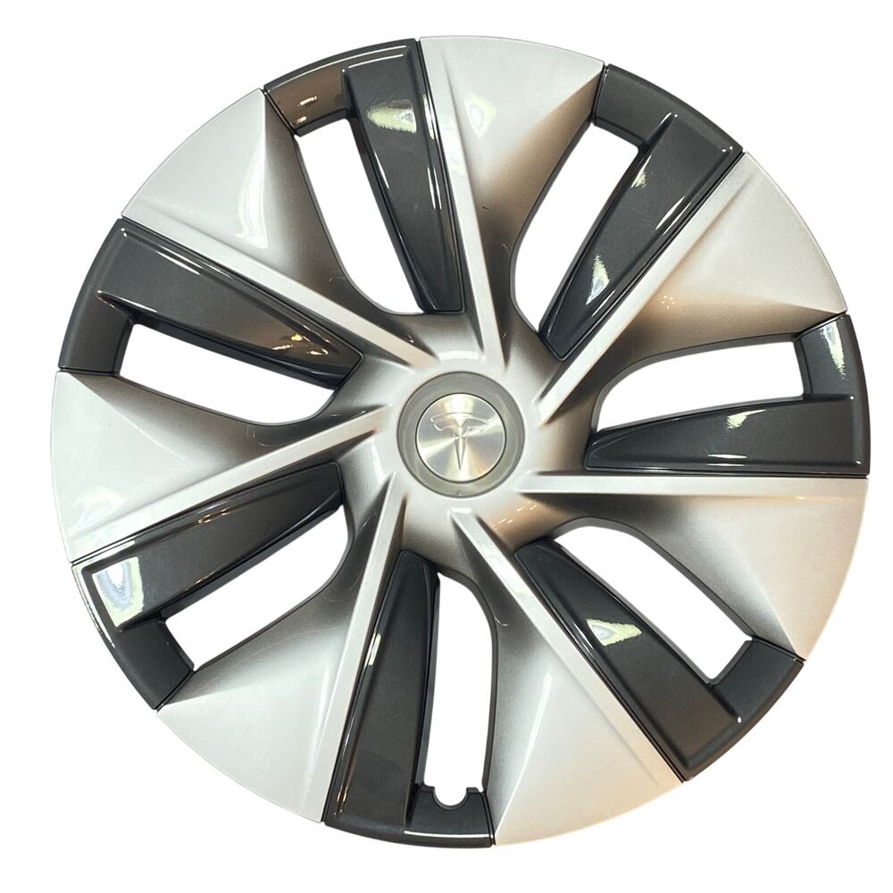 Tesla 2020-2024 Model Y Gemini Wheel Cover Hubcap 19" Part 1044235-00-B Rim